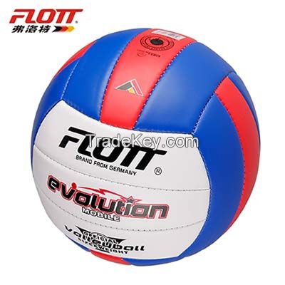 FLOTT Wholesale sport goods 5# machine sewning PVC Volleyball ball