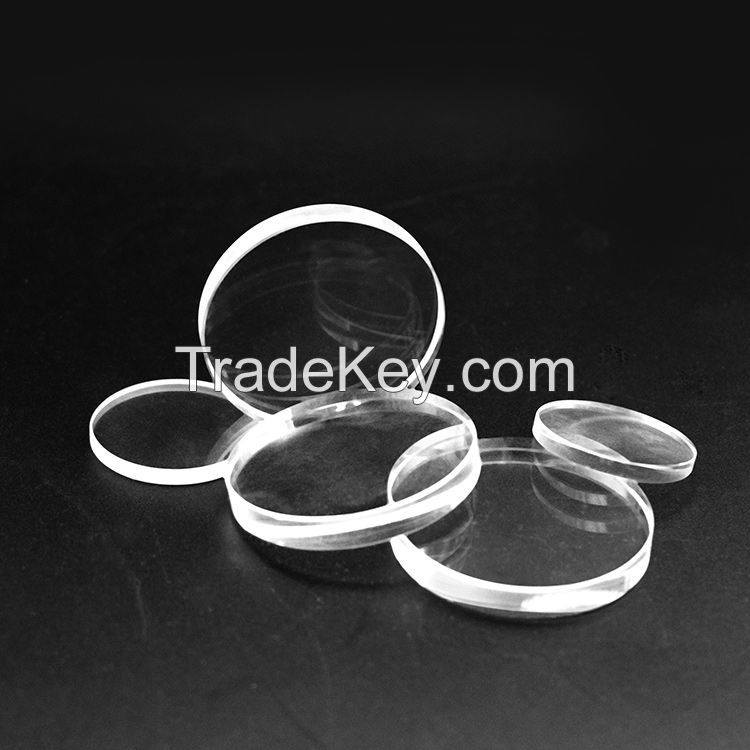 Borosilicate round shape gauge sight glass  for tank water