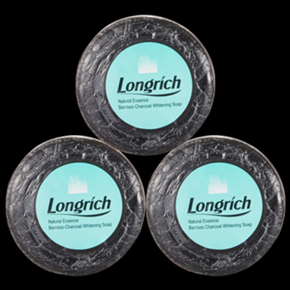 Longrich Bamboo Charcoal Soap-Scar removal, Stress marks, Beauty soap, Face Clear, Pimples off, Dark sports, Body Wash. 