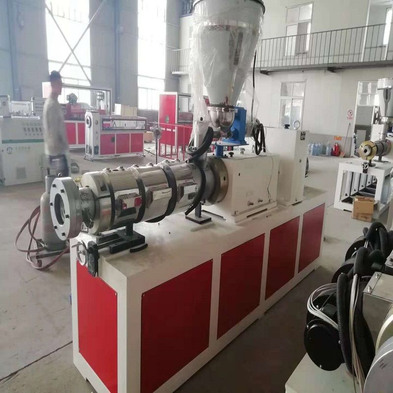 conical twin screw 51 WPC production line