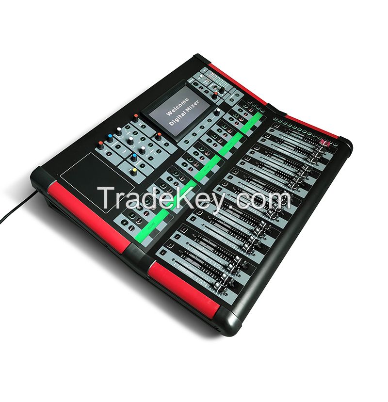 professional audio digital mixer 10ch~32ch high quality sound mixing equipment