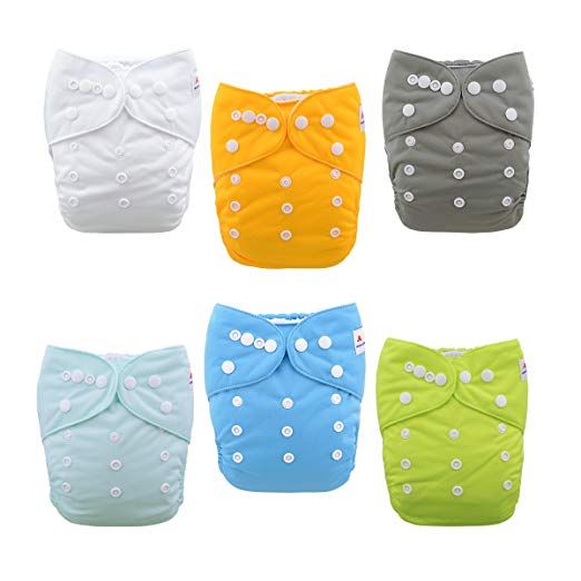 Baby Cloth Diapers, One Size Adjustable Reusable Pocket Nappy