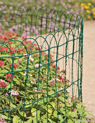 Garden border fence