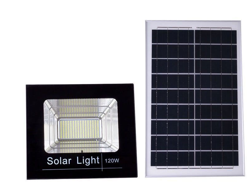 200W outdoor waterproof led solar street lights home remote control solar projection lights floodlights