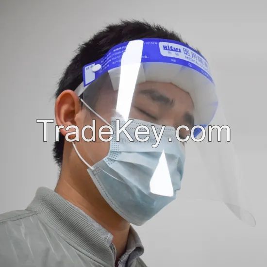 Plastic face shields