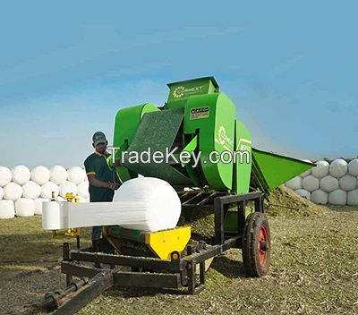 corn silage, silage, bailing machine