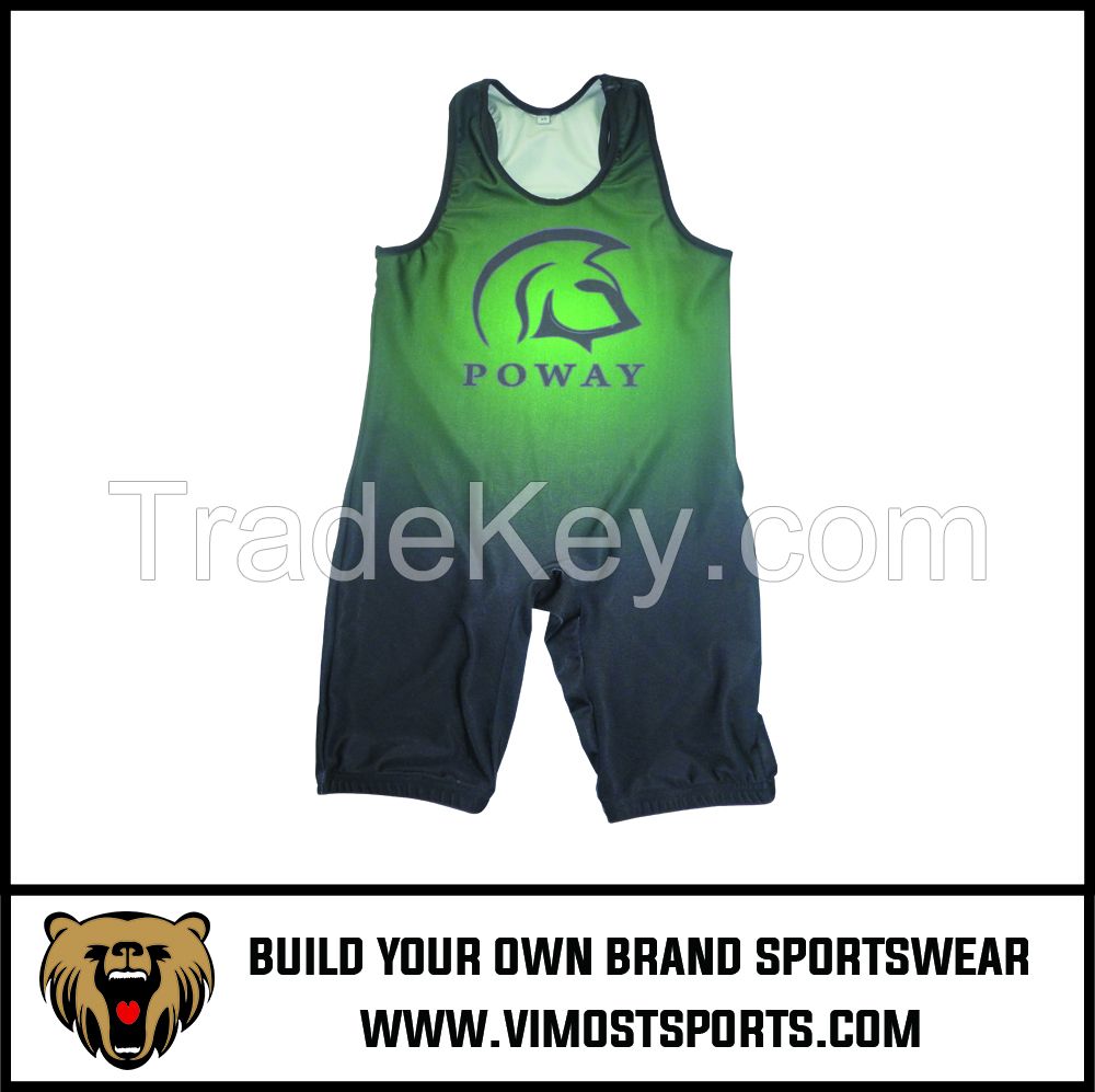 Custom Sublimation Best Sale Wrestling Singlet