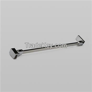 Bathroom hardware accessory shower glass door support bar