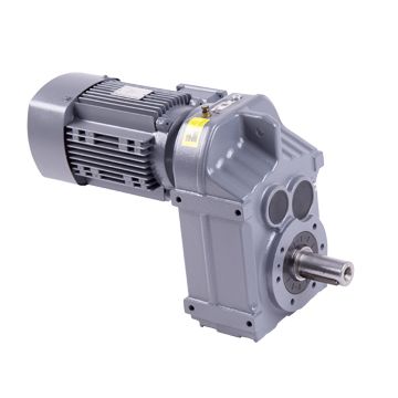 F type helical gear speed reducer gear box unit