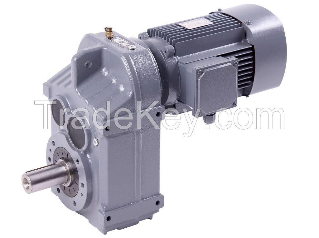 Industrial General Purpose F-Series Gearboxes with Motor