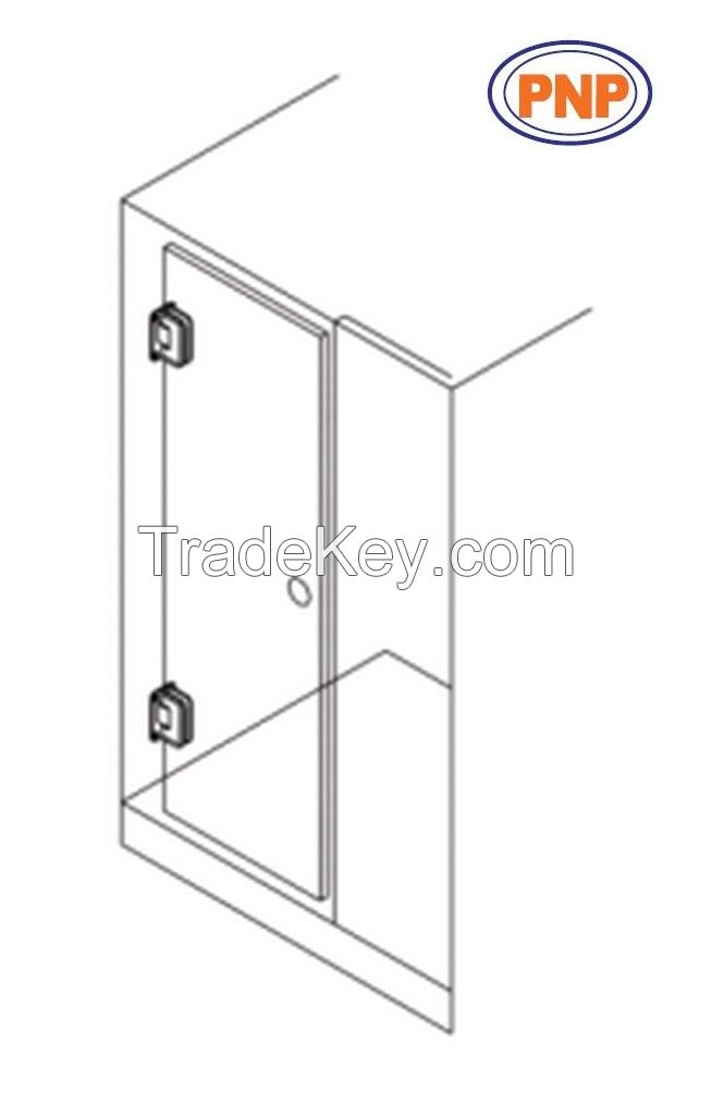 PNP73B-1 Wall To Glass 90 Degree Shower Hinges