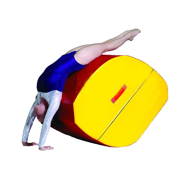 Square back handspring trainer  mat for kids gym training