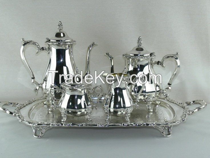 Brass Teapot Nickel Plated 