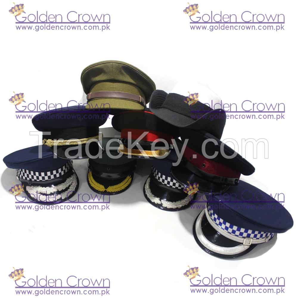 Military Uniform Peak Cap Suppliers And Manufacturer