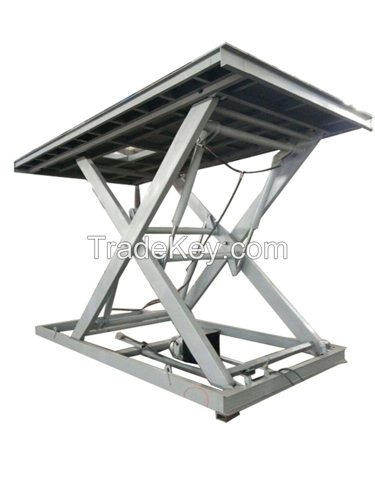 hydraulic scissor lift elevator small cargo lift for warehouse