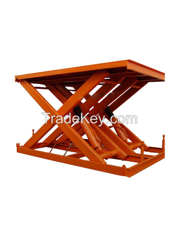 hydraulic scissor lift elevator small cargo lift for warehouse