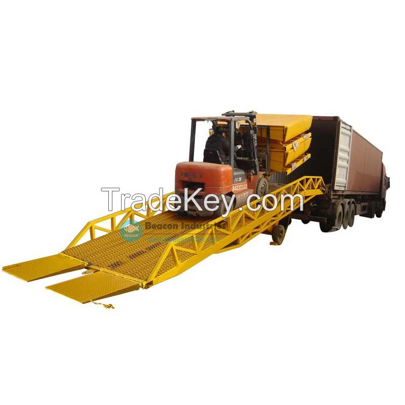 10 ton mobile container loading ramp dock ramp