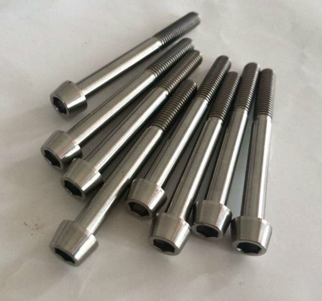 Titanium Alloy Bolts 6al4V Grade5 Hexagon Socket Tapered Head Cap Screws