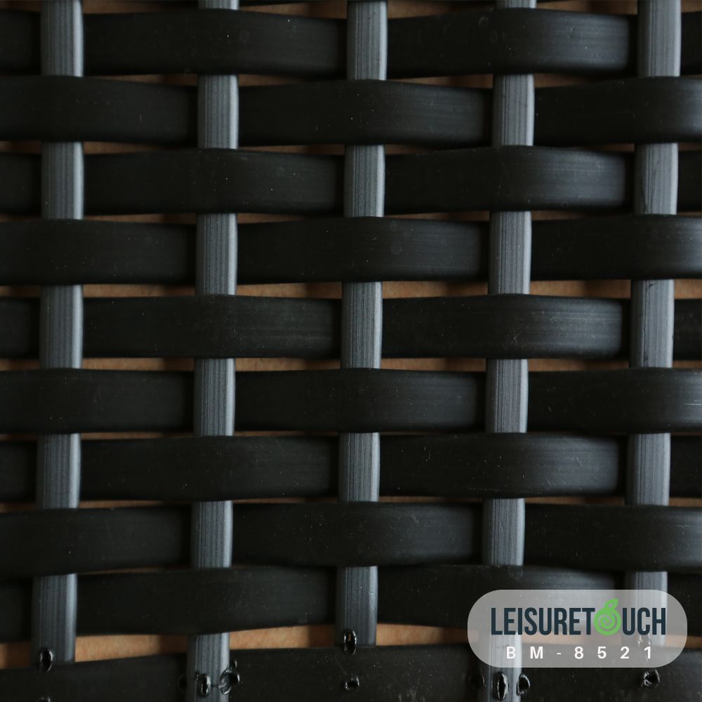 Durable Black PE Rattan For Wicker Furniture Material