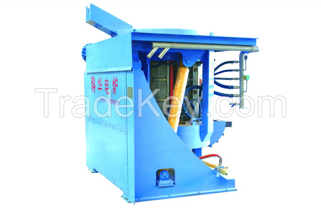 Steel Shell Induction Furnace for Melting Iron Scrap