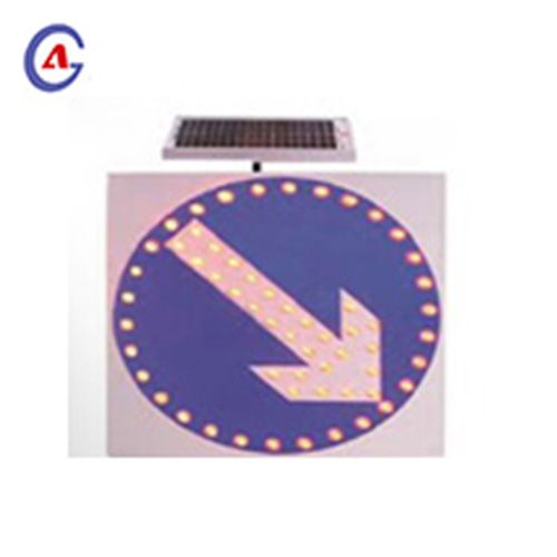 Traffic Safety Solar Arrow Warning Sign Board