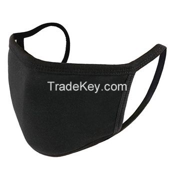 Durable Black Cotton Mouth Cover Face Dust Mask 