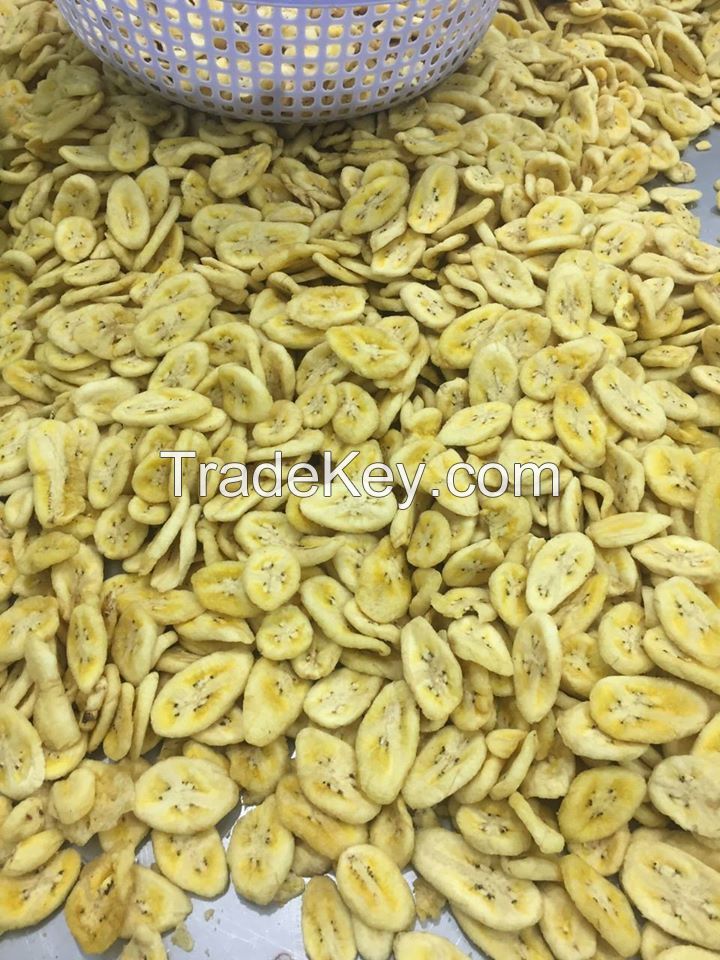 Bulk and Vacuum-Packed Dried Sliced Banana