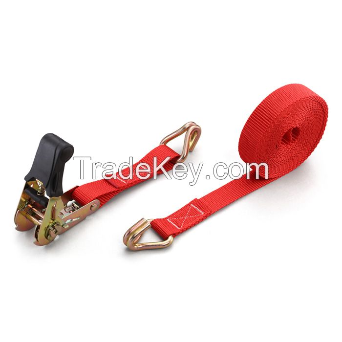 TIE DOWN BIND  1&amp;amp;quot; 2&amp;amp;quot; CARGO LASHING STRAP BELT J or S HOOK SWAN HOOK