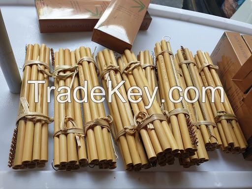 ECO FRIENDLY BAMBOO STRAWS MADE FROM NATURAL FOR DRINKING SUPPLIES