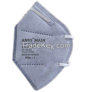 5 ply AN95 Mask (valve) CE Certified N95 KN95 respirator grey color