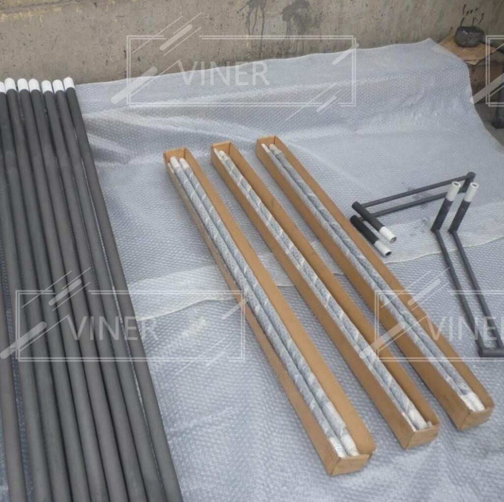 High Temperature Furnace SiC heating elements for Aluminum Industry