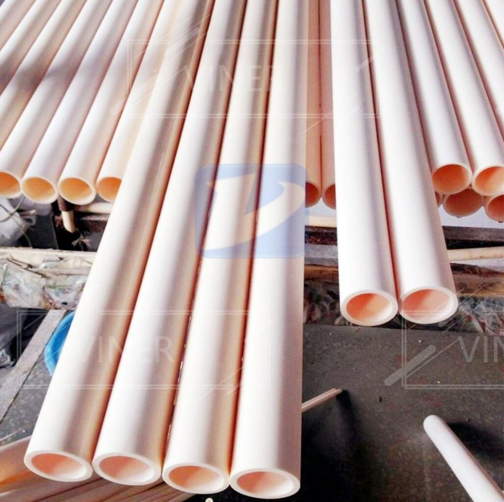 99.7% Ceramic Alumina Tube for Melting Platinum, Gold, Silver, Copper