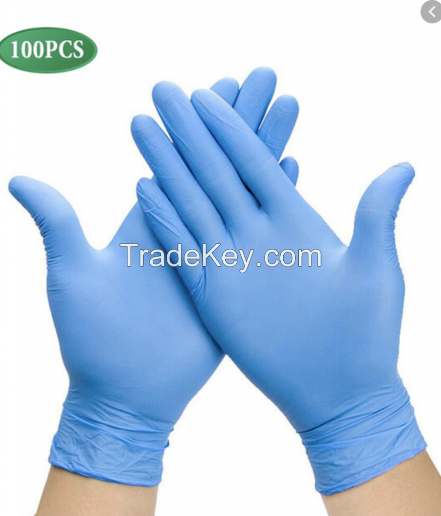 Nitrile glove easy disposable Latex powder free medical glove