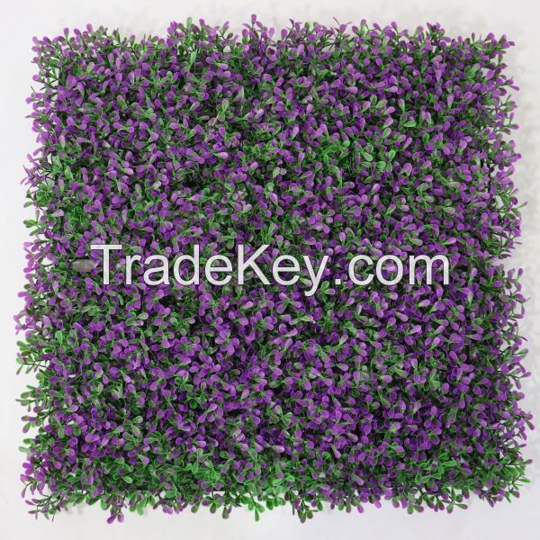 Plant Wall Grass Wall Decoration Artificial Green Plants Panel Pampas Flower Moss Fake Plastic Grass Wall Artificial For Indoor