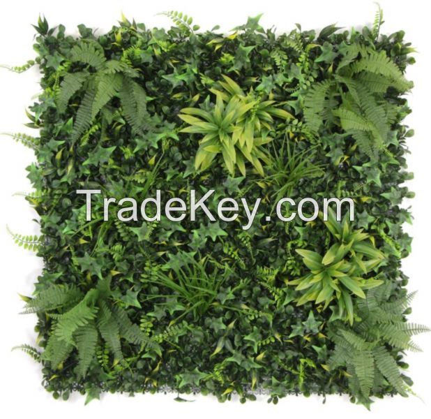 100*100cm jardin vertical faux boxwood greenery artificial plant wall panel