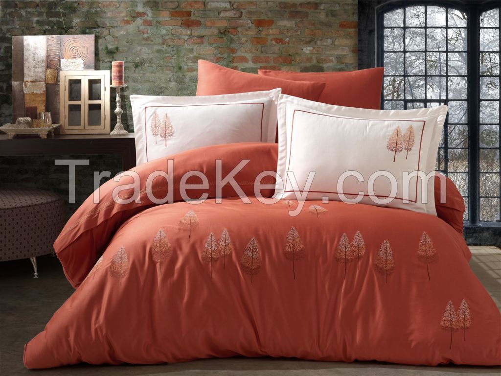 Cotton Satin Duvet Cover Set