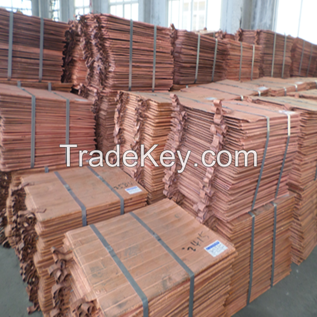 100% high quality copper Cathode