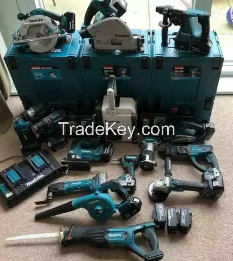 Makita LXT1500 18-Volt Li-Ion Cordless 15 Pieces Combo Kit