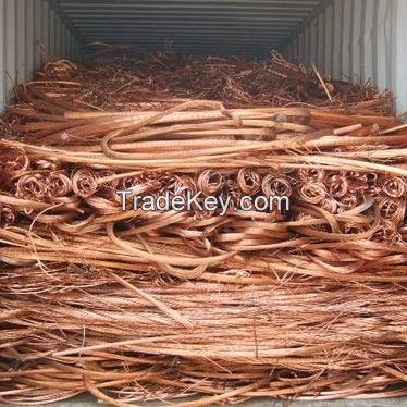 Copper Wire Scrap 99.9%/Millberry Copper Scrap 99.99%