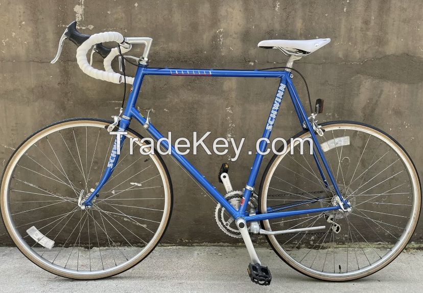 VINTAGE BLUE SCHWINN TRAVELER ROAD BIKE 63.5CM FRAME EXAGE GROUPSET