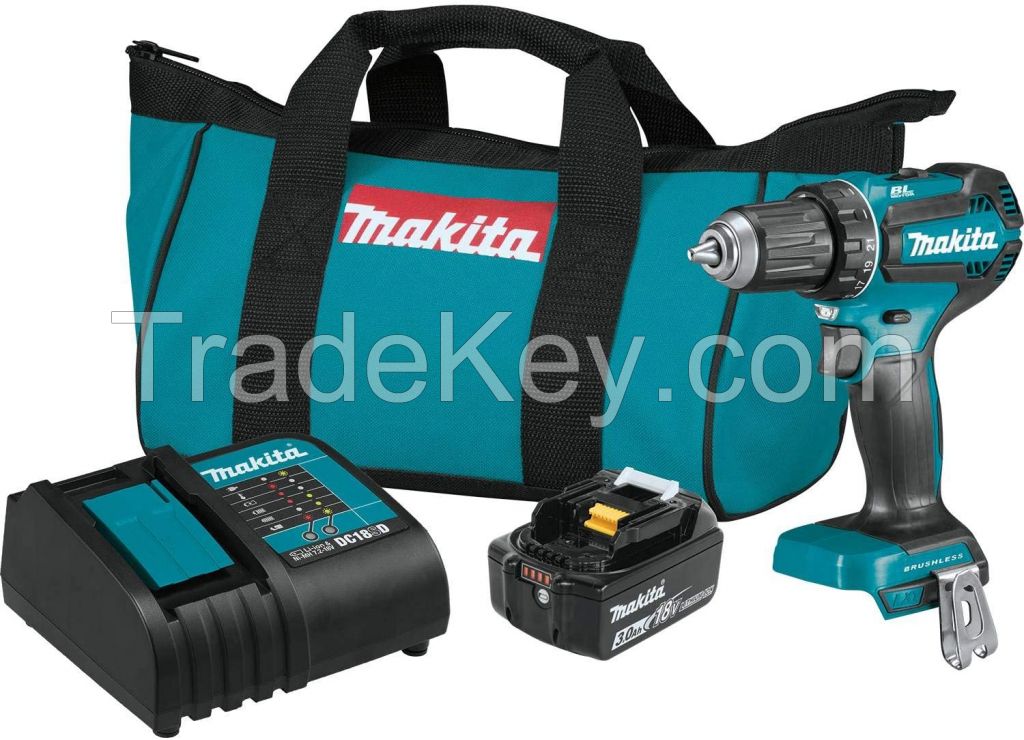 XFD131 18V LXT Lithium-Ion Brushless Cordless 1/2 quot; Driver-Drill Kit (3.0Ah)