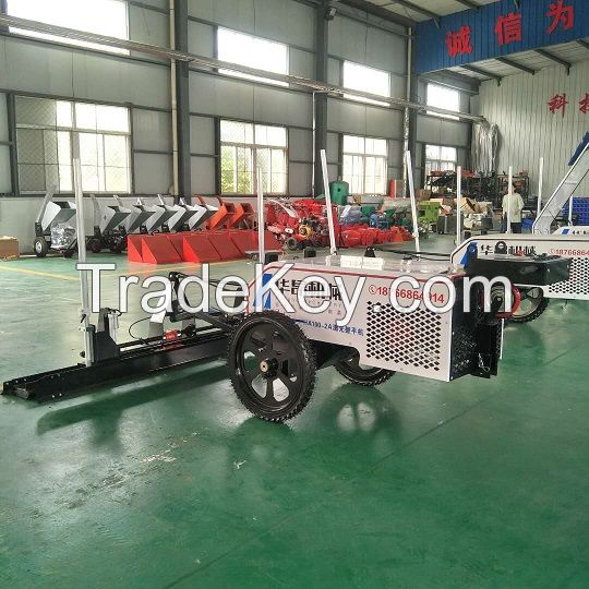 Two wheels Concrete Hand Guided Laser Screed Machine