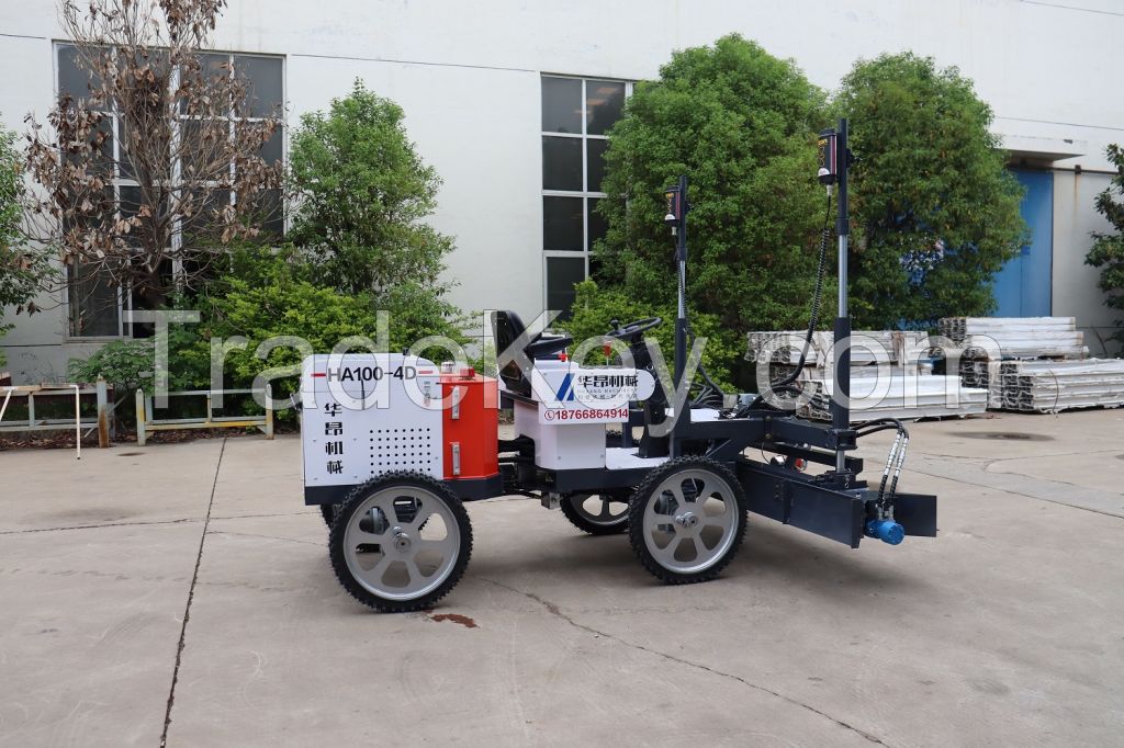 Four wheels Concrete Ride on Laser Screed Machine 