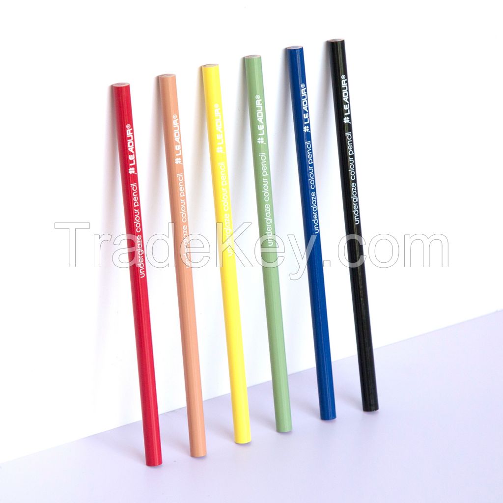 Artist Ceramic Underglaze Color Pencil Underglaze Pencils for bisque or greenware 6pcs Underglaze Pencil set