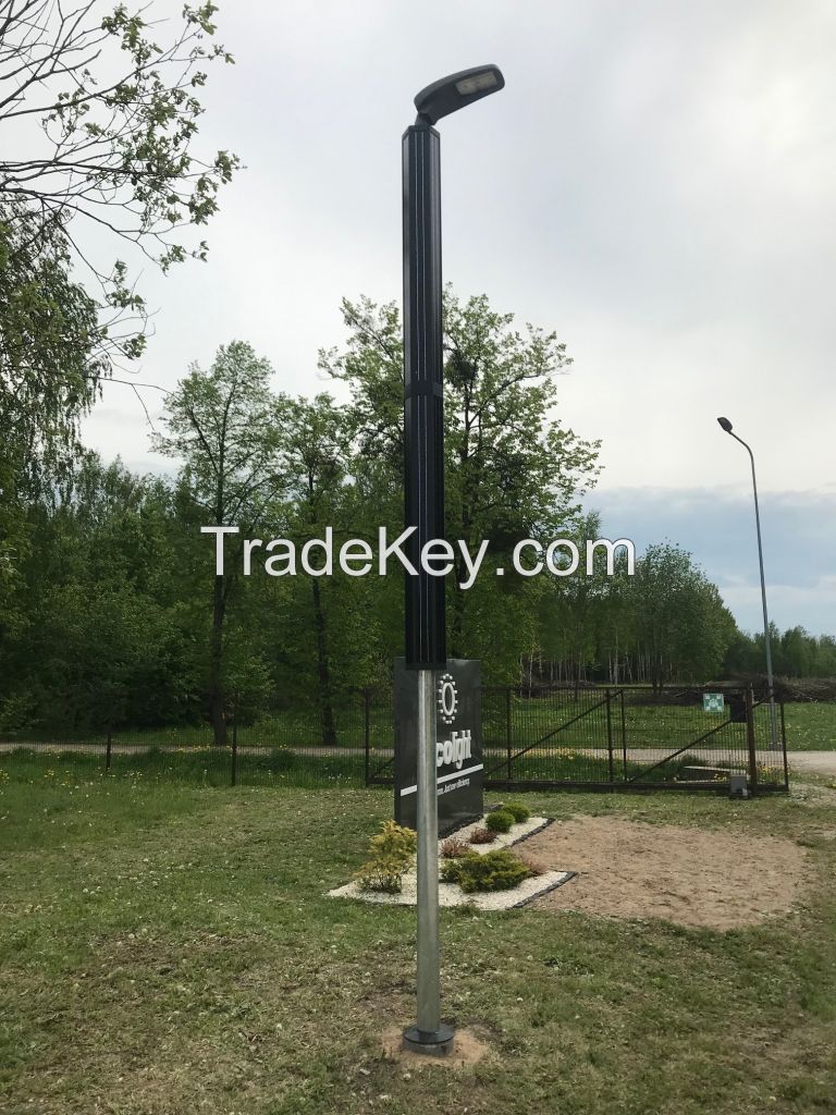 Solar cylinder street light 80Watt