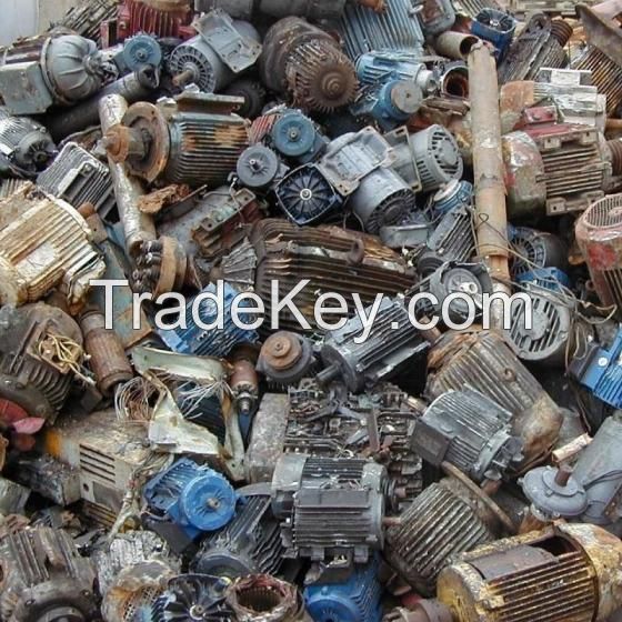 Used Electric Motor Scrap, aluminum wheel scrap, aluminum wire, aluminum estrusion 6063