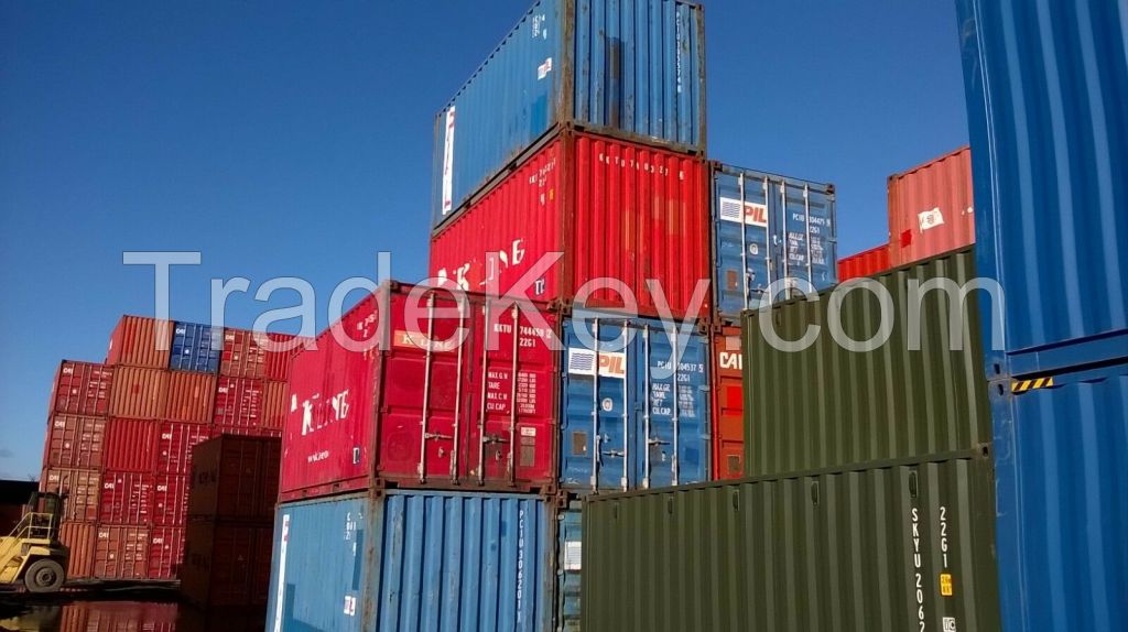 Used Ocean Container Ship Secondhand Shipping ContainerS 40 Feet High Cube