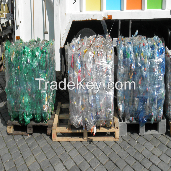 100% Clear PET Bottles Plastic Scrap /Pet Bottle Scraps/Plastic Scraps