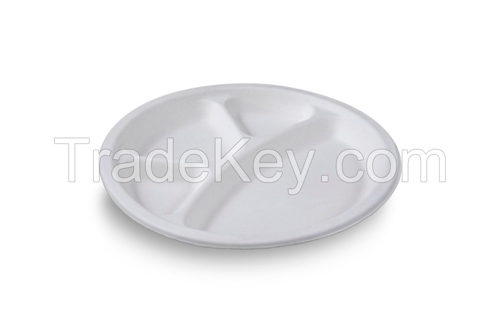 Sugarcane Bagasse Plate