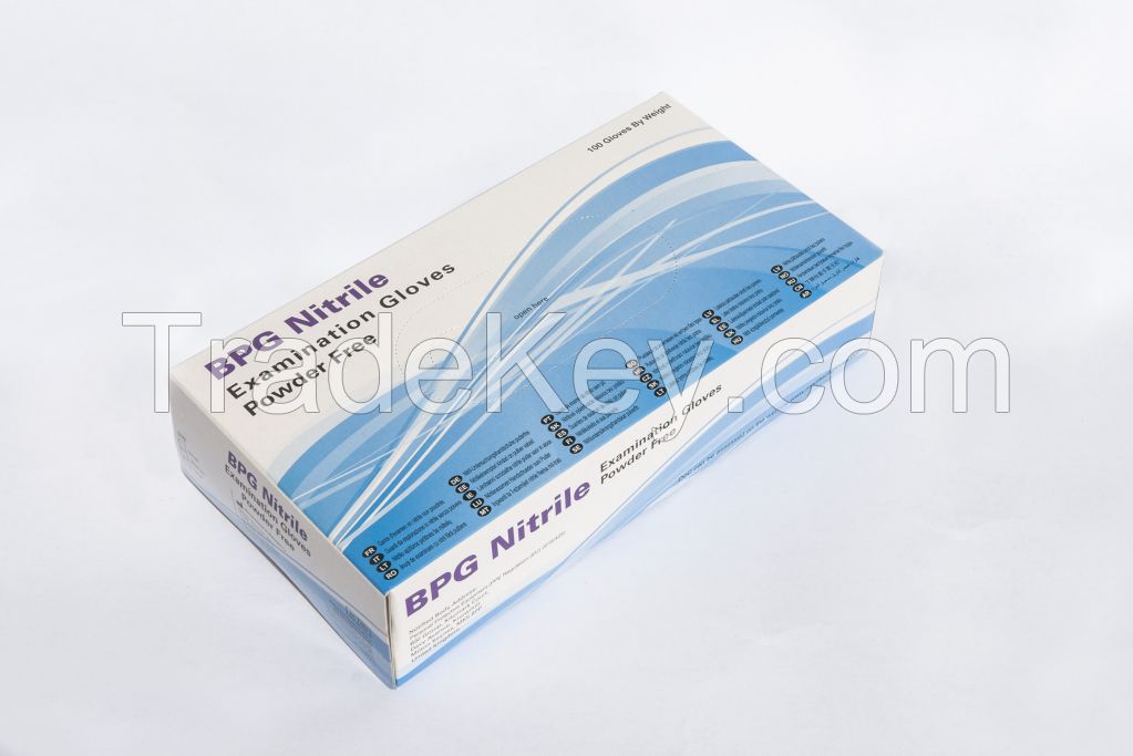 Nitrile Examination Gloves - Powder Free